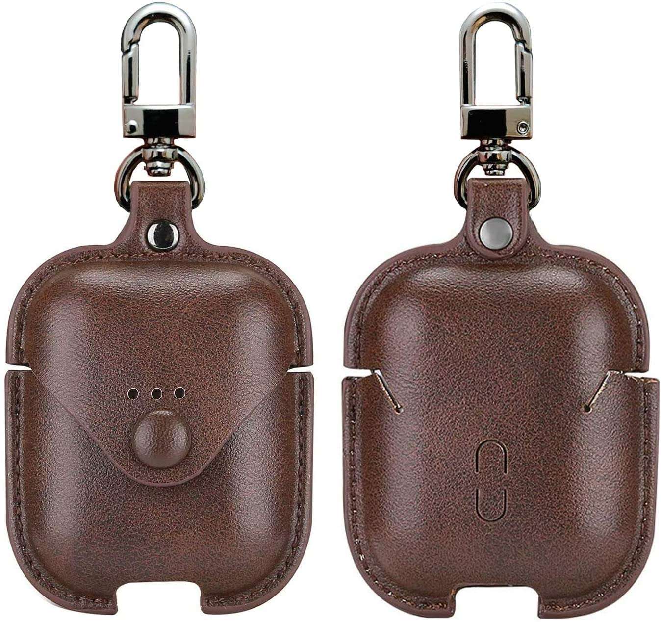 Tan Brown Leather Cover Compatible with Boat Airdopes 131/138