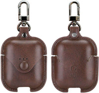 Tan Brown Leather Cover Compatible with Boat Airdopes 131/138
