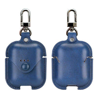 Blue Leather Cover Compatible with Boat Airdopes 131/138