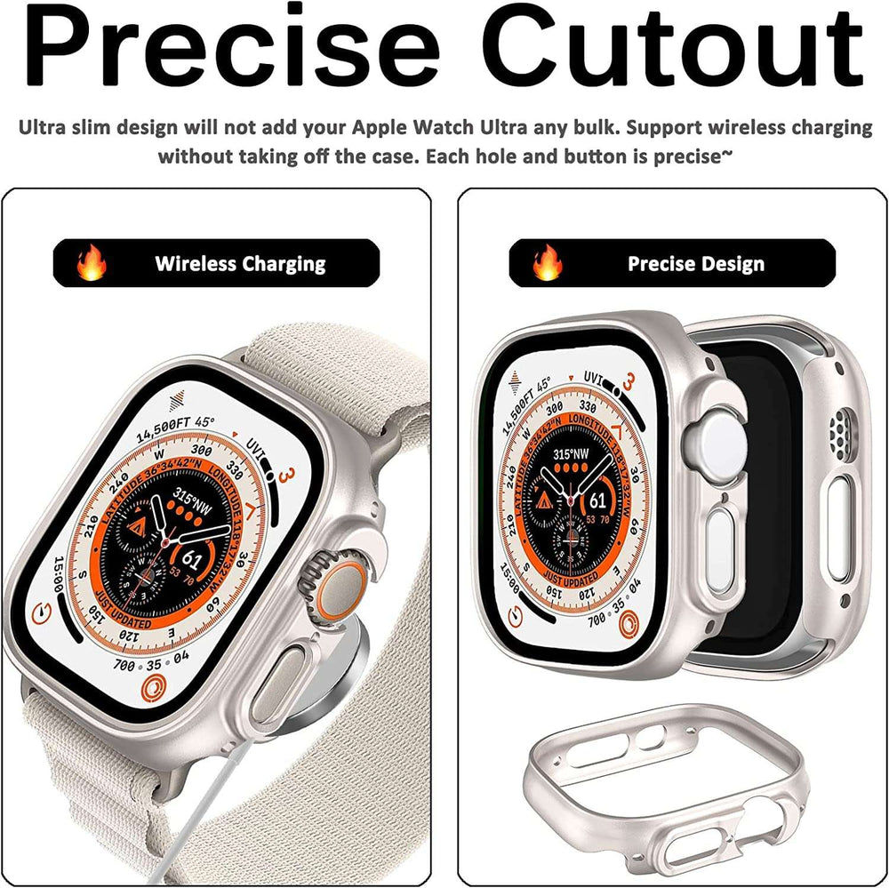 Transparent color Hard PC Bumper Case for iWatch Ultra 49MM