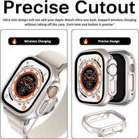 Transparent color Hard PC Bumper Case for iWatch Ultra 49MM