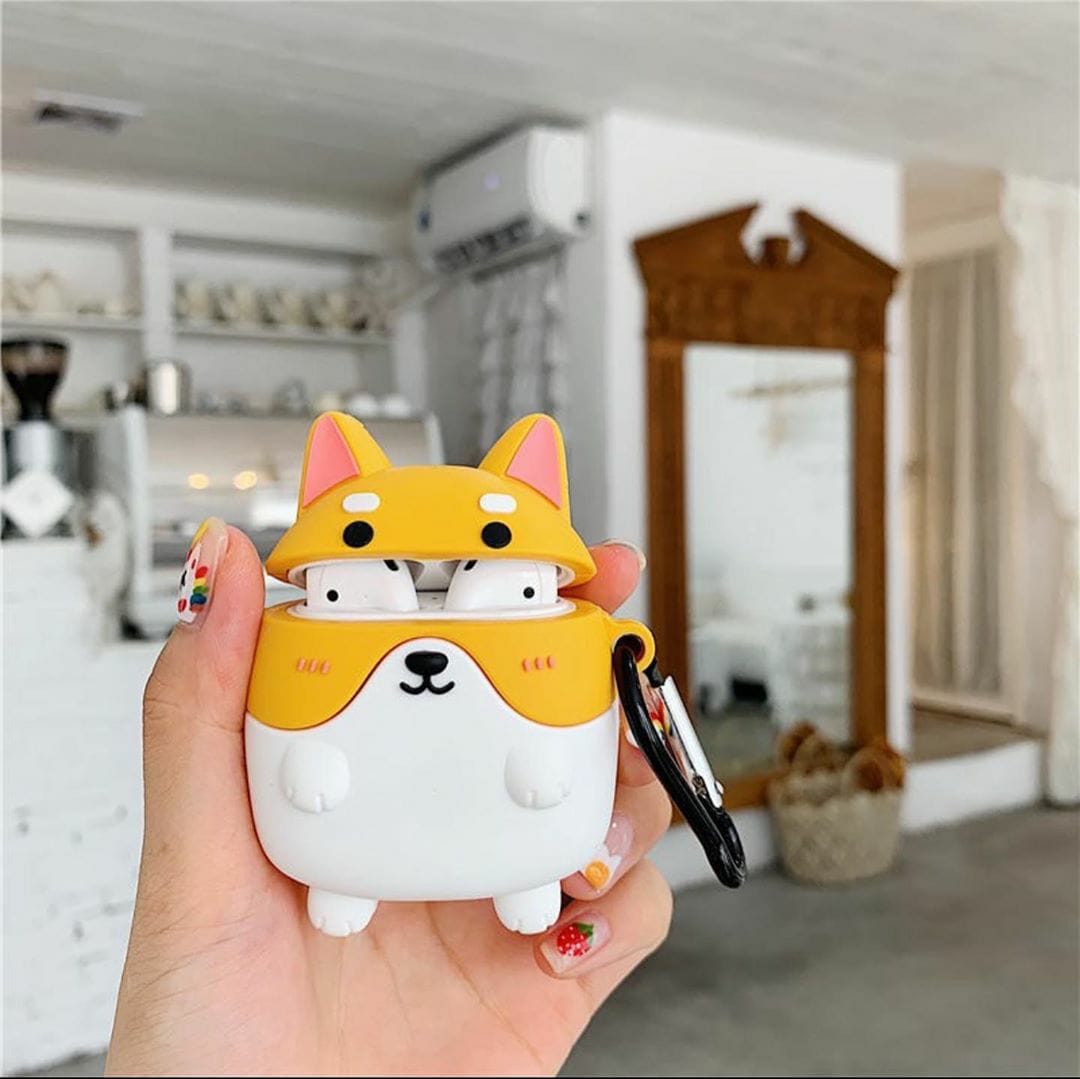 Cute Dog case for Apple Airpods 1/2