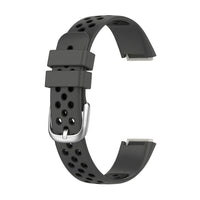 Anthracite Black color Silicone Watch Band for Fitbit Luxe