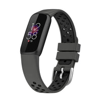 Anthracite Black color Silicone Watch Band for Fitbit Luxe