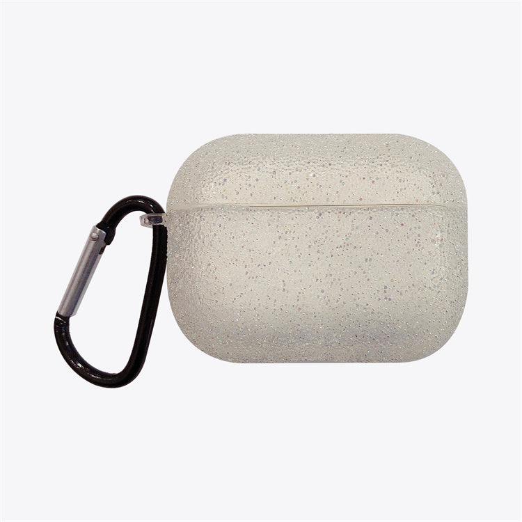 Pearl White color Luxury glitter case for Apple Airpods pro