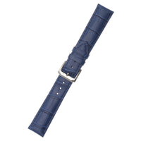 22 MM Handmade Genuine Leather Straps - Blue