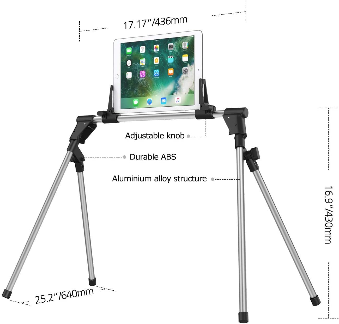 Lazy Bed Floor Desk Desktop Mount for Tab/Mobile