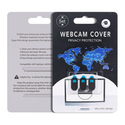 iPhone Web Laptop PC iPad Tablet Camera Cover(3 pcs Black)