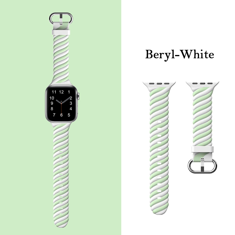 38/40/41 MM Cotton Candy (Beryl White) Double Band for Apple Watches