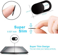 iPhone Web Laptop PC iPad Tablet Camera Cover(3 pcs Black)