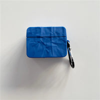 Blue Wrinkle pattern Case for Apple AirPods 3