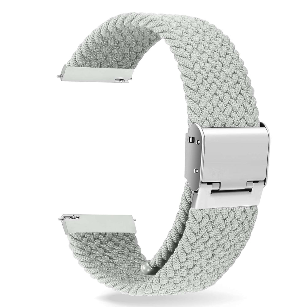22 MM Light Grey Adjustable Nylon Braided straps