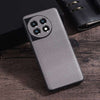 Grey Slim Hybrid Matte Nylon Cloth Case Cover for OnePlus 11R