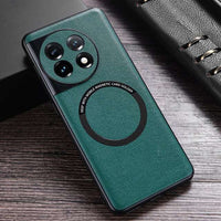 Green Slim Case with Magsafe Ring for One plus 11R