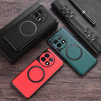 Red Slim Case with Magsafe Ring for One plus 11R