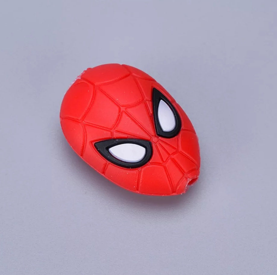 Spiderman Head Cable Bite Protectors for all cables
