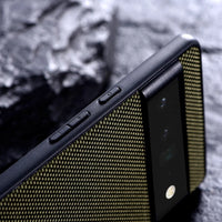 Black Slim Hybrid Matte Nylon Cloth Case Cover for Google Pixel 7/7 Pro