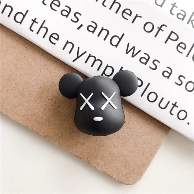 Black Kaws Bear Design cable bite Protector for all cables