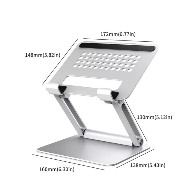 Adjustable Aluminum standee for Macbook / Laptop
