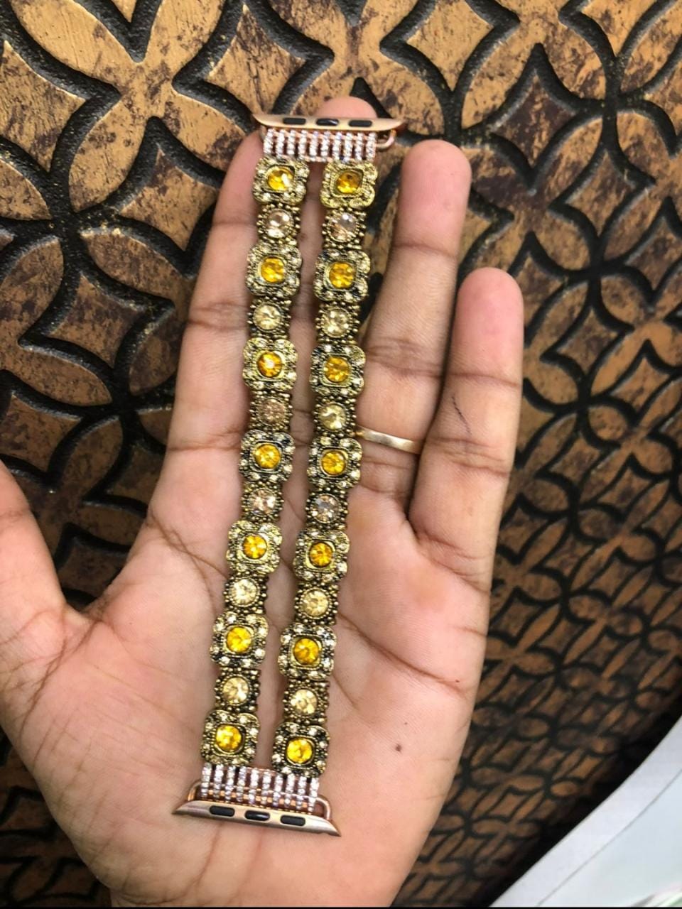 42/44/45/49 MM Luxury Gems/Stones Elastic bands for Apple Watches