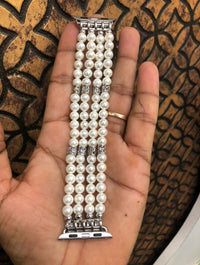 42/44/45/49 MM Luxury Pearl Elastic bands for Apple Watches