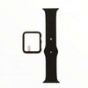 41 MM Black Silicone Watch Band with Case Protector