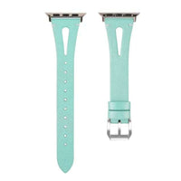 38/40/41 MM Aqua Green Feminine Leather Band for Apple Watches