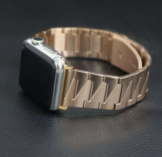 Rose Gold Stainless Steel Band For Apple Watch 42mm/44mm/45mm