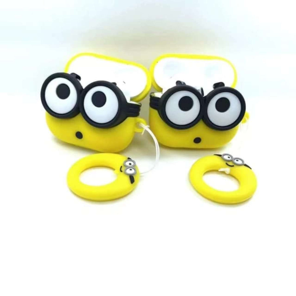 Yellow Double Eye Minion cases for AirPods 3