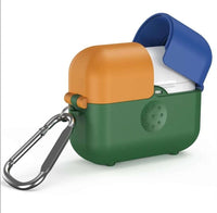Blue+Brown+Green Colorful Protective Case for Airpods Pro