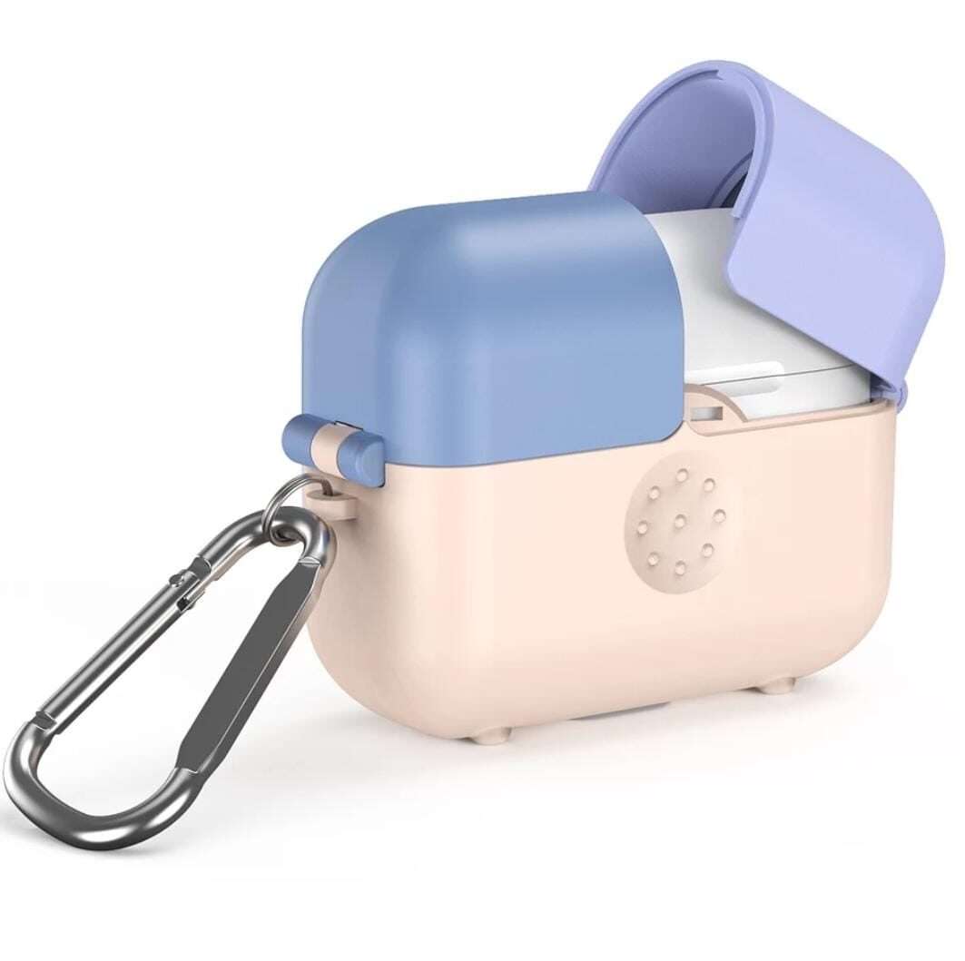 Blue+Purple+Pink Colorful Protective Case for Airpods Pro