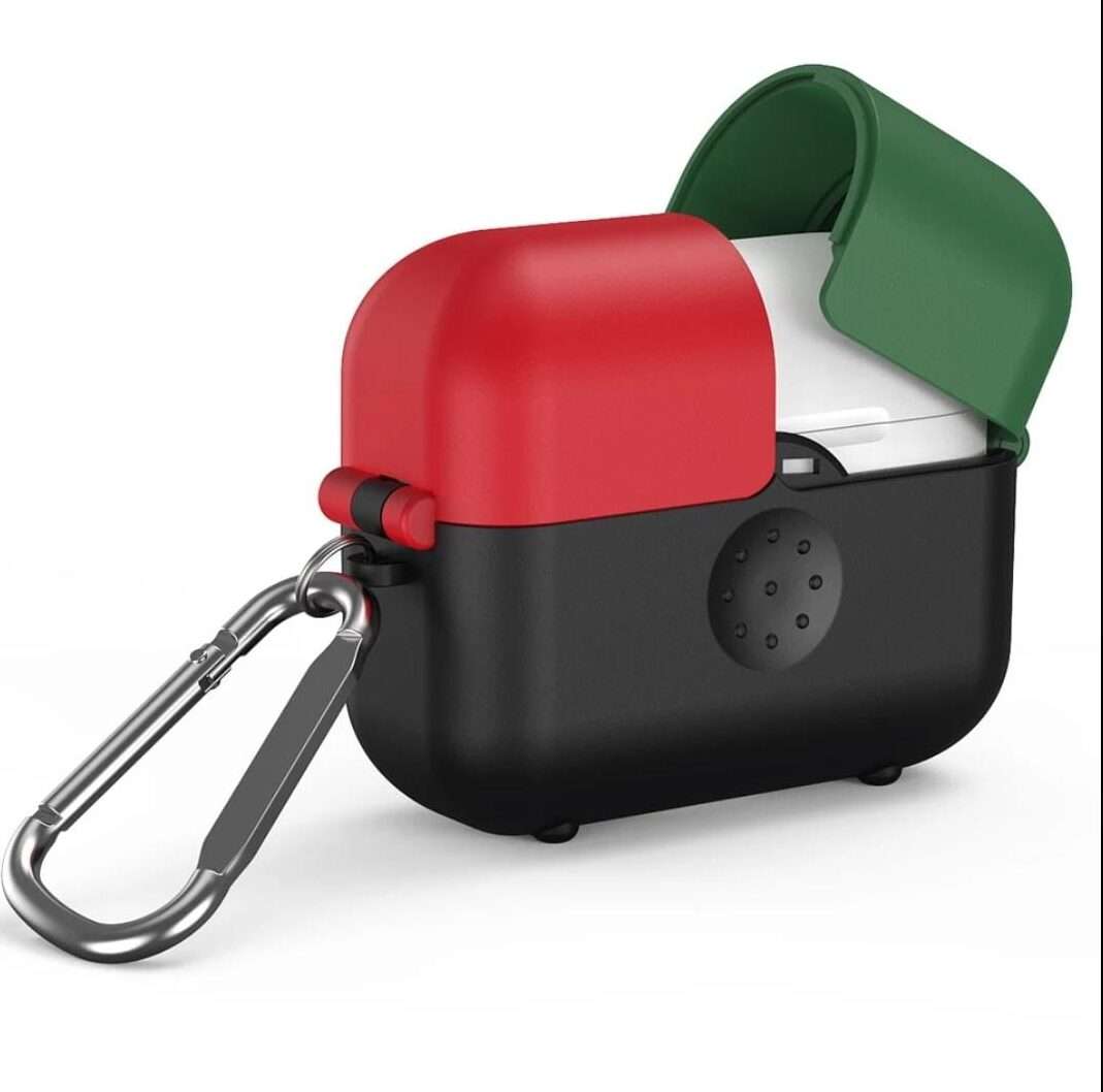 Red+Green+Black Colorful Protective Case for Airpods Pro