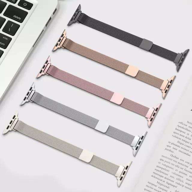 38/40/41MM Silver Slim Metal Bands for Apple Watches