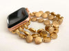 Triple Treat Handmade Metal Beads watch bands (38/40/41 MM) - Gold
