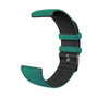 20MM Black/Green Dual Two-Color Silicon Bands for Android Smartwatches