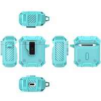 Black Armor Design case for Apple Airpods 1/2
