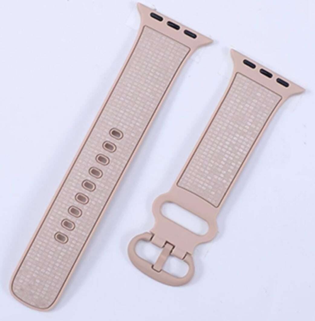 Water Cube Strap Compatible with iwatch Series 38/40/41 MM (Pink)
