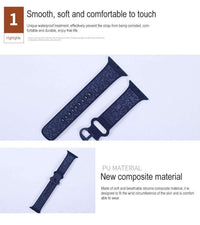 Water Cube Strap Compatible with iwatch Series 42/44/45 MM (Brown)