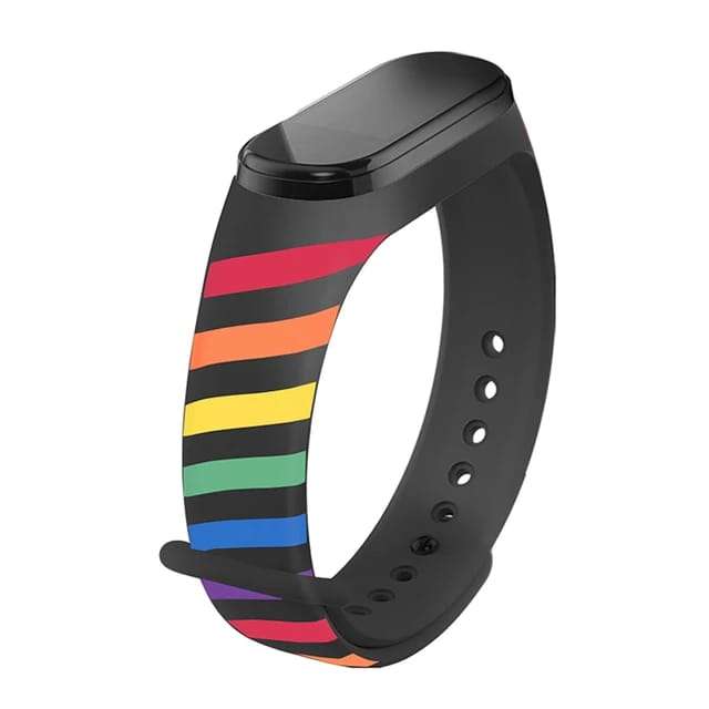 Black Rainbow Candy Colorful for Mi Bands 5/6