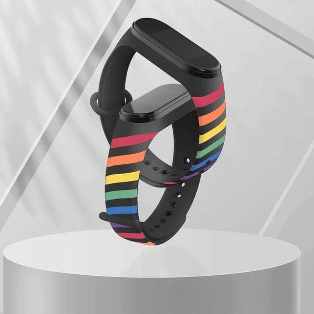 Black Rainbow Candy Colorful for Mi Bands 5/6
