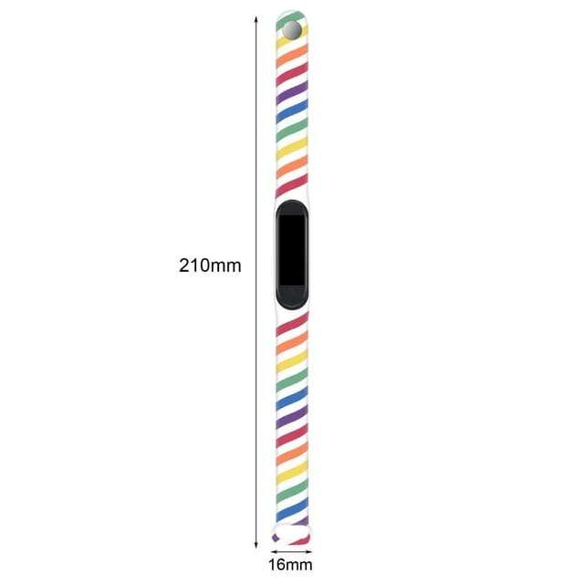 Black Rainbow Candy Colorful for Mi Bands 5/6