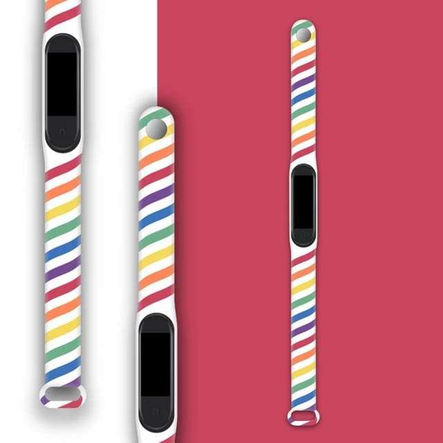 White Rainbow Candy Colorful for Mi Bands 5/6