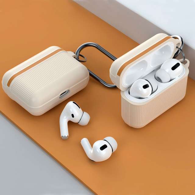 Cream White Luxury Premium Silicon Cases for Apple Airpods Pro