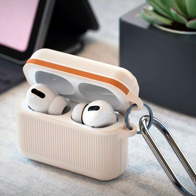 Cream White Luxury Premium Silicon Cases for Apple Airpods Pro