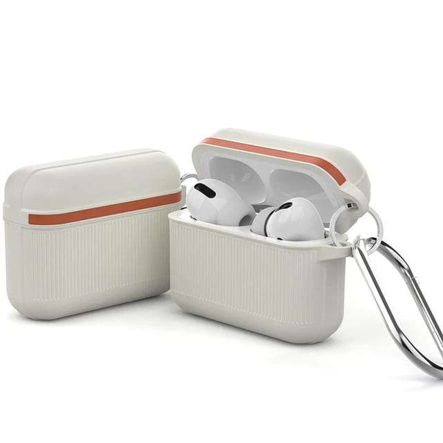 Cream White Luxury Premium Silicon Cases for Apple Airpods Pro