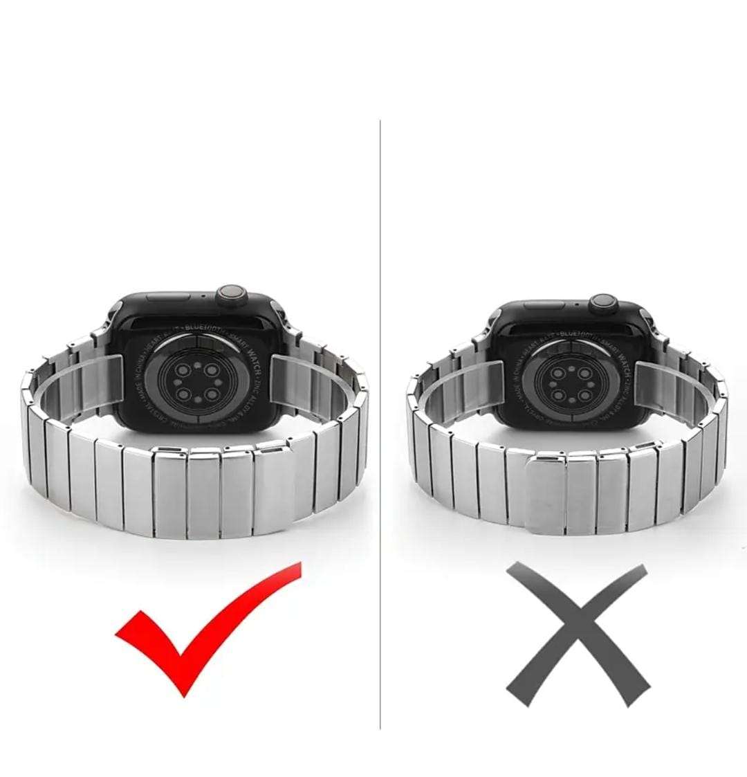 38/40/41 MM Black Stainless Steel Adjustable Magnetic Band for Apple Watches