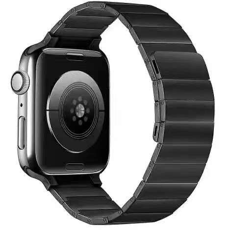 38/40/41 MM Black Stainless Steel Adjustable Magnetic Band for Apple Watches