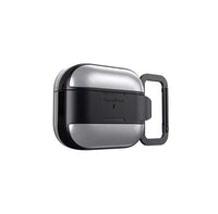 RUGGED UTILITY PROTECTIVE CASE WITH HOOK FOR AIRPODS PRO (SILVER)