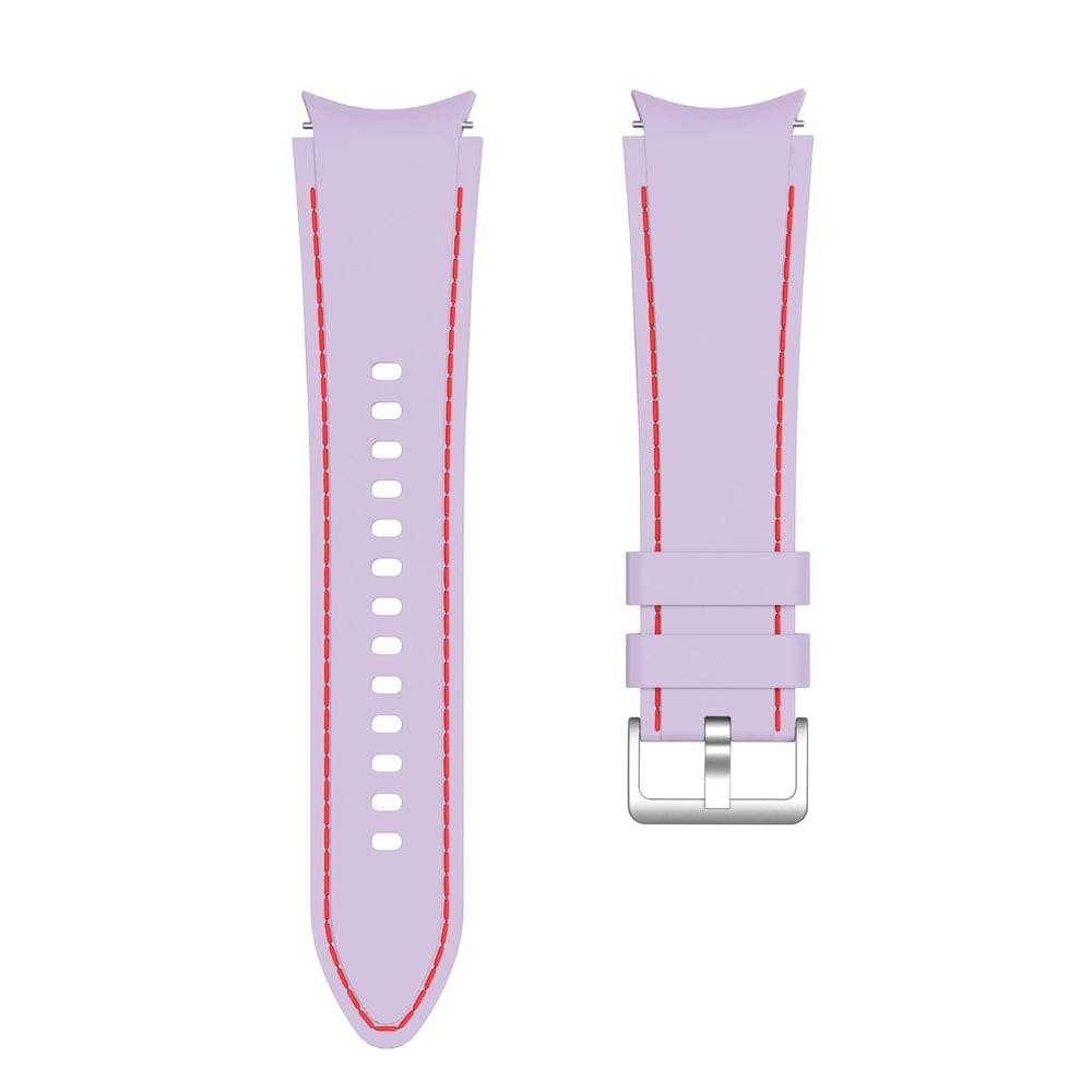 20mm Samsung silicone Straps - Lavender / Red