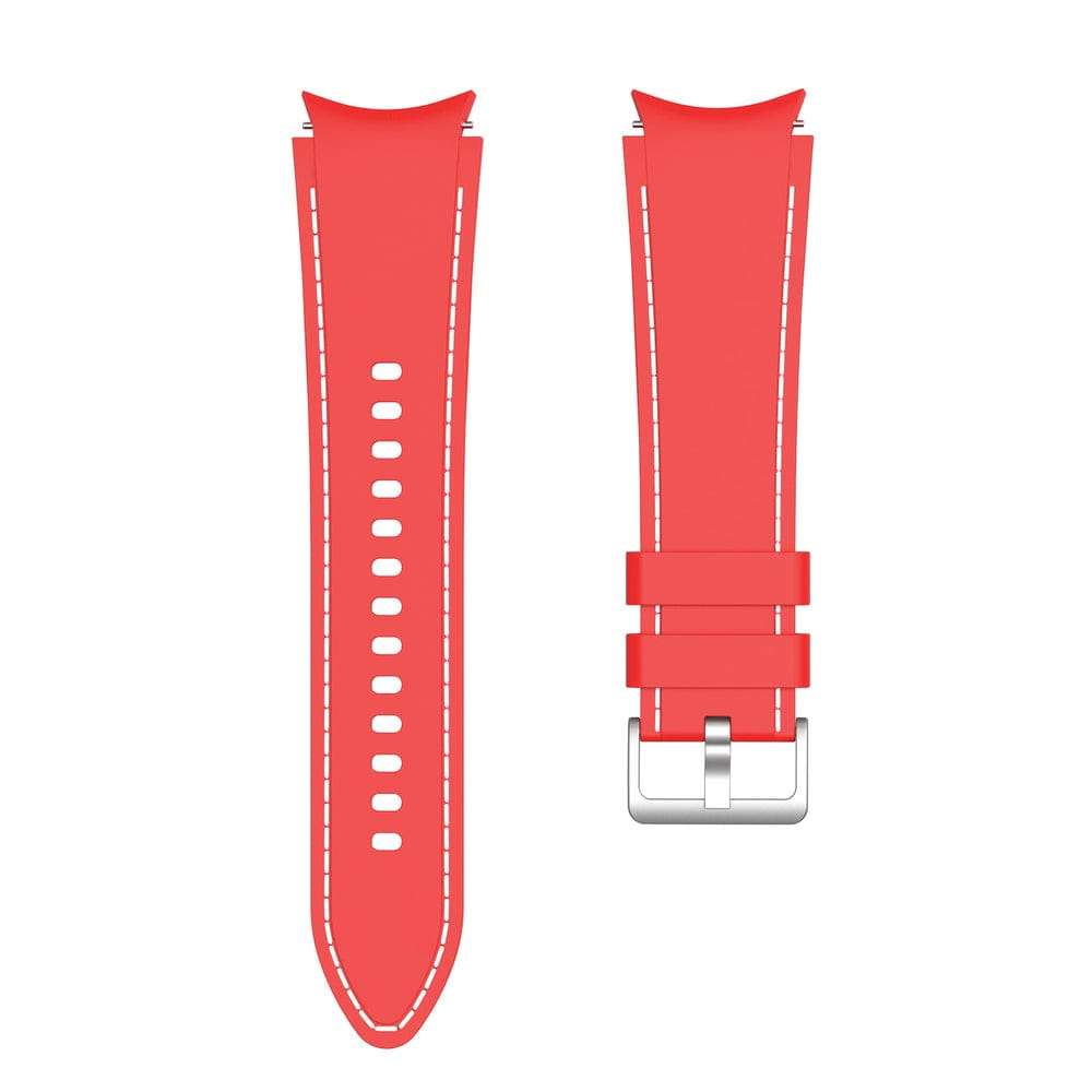 20mm Samsung silicone Straps - Red/ White